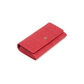 Tergan S1CB00005787-B68 Kırmızı Deri Kadın Cüzdan