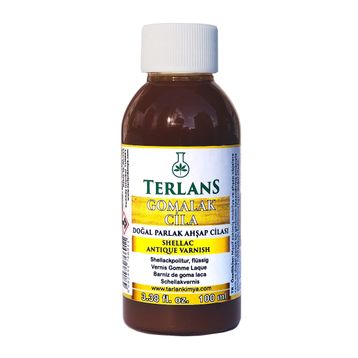 Terlans Gomalak 100 ml Doğal Ahşap Cilası