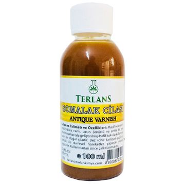 Terlans Gomalak 100 ml Doğal Ahşap Cilası