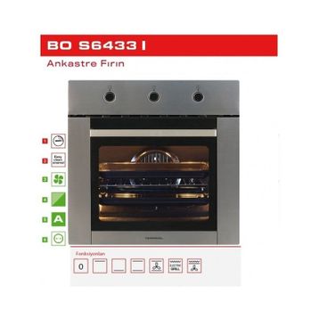 Termikel BO S6433 I İnox Fırın