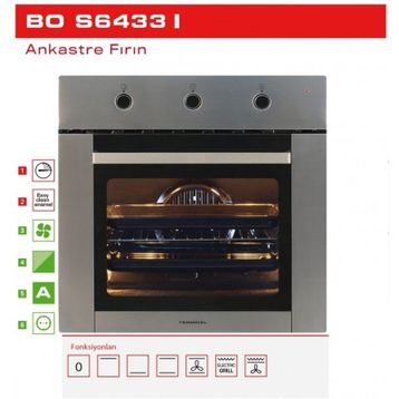 Termikel BO S6433 I İnox Fırın