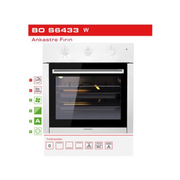 Termikel BO S6433 W Ankastre Fırın