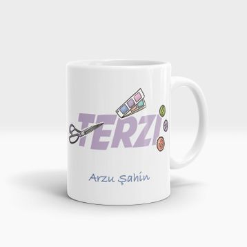 Terzi Tasarımlı Kupa Bardak
