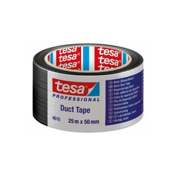 Tesa 04610 25x50 mm Siyah Basic Duct Tamir Bandı