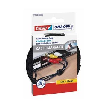 Tesa 10 Mm X 5 M On-Off Kablo Organizatörü