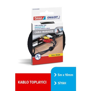 Tesa 10 Mm X 5 M On-Off Kablo Organizatörü