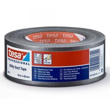 Tesa 4613 Siyah 50x48 cm Kaplı Bant
