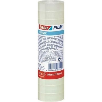 Tesa 58551 Basic 12 mm x 10 m 12'li Paket Bant