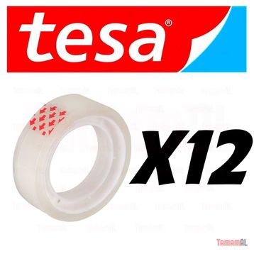 Tesa 58551 Basic 12 mm x 10 m 12'li Paket Bant