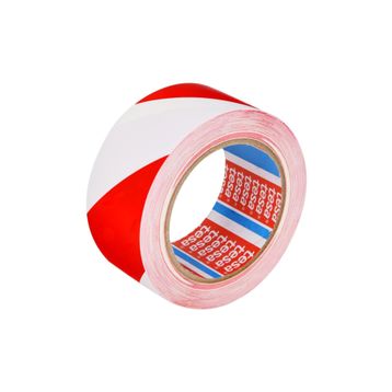 Tesa 60760-00092-15 33 m 50 mm Kırmızı Beyaz Yer İşaretleme İkaz Bandı