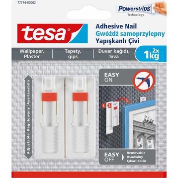 Tesa 77774 İz Bırakmadan Sökülebilir Yapışkanlı Askı