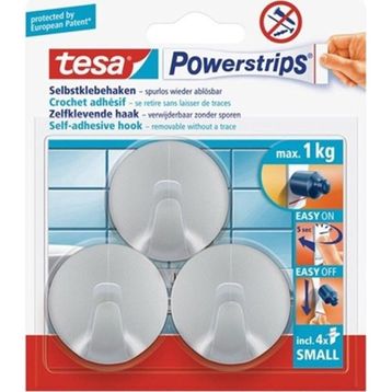 Tesa Modern Krom Askı + Çift Taraflı Bant