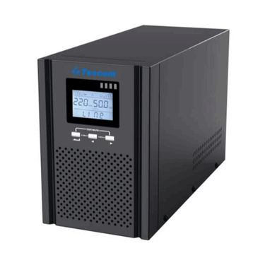 Tescom TEOS 1KVA 1F/1F 2x 9AH 5-10 dk Online UPS