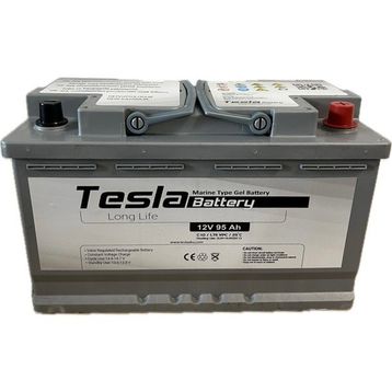 Tesla 12 Volt 95 Amper Ah Marin Jel 850A Cca Start-Stop Marş Akü