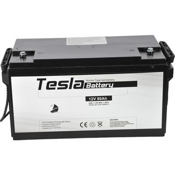 Tesla Marin Jel Extra Performans 12 V 80 Ah Akü