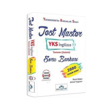 Test Master YKS İngilizce Tamamı Çözümlü Soru Bankası - Davut Doğan Ahmet Taşpınar