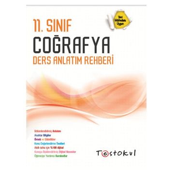 Test Okul Yayınları 11.Sınıf Coğrafya Ders Anlatım Rehberi