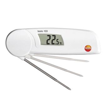 Testo 103 Katlanabilir Sıcaklık Ölçer - Batırma Tipi Termometre