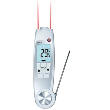 Testo 104-IR Hem Lazerli Hem Problu Gida Termometresi