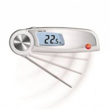 Testo 104 Su Geçirmez Katlanabilir Sıcaklık Ölçer