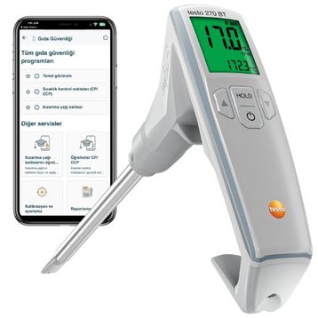 Testo 270 BT Akıllı Kızartma Yağı Kalite Ölçer