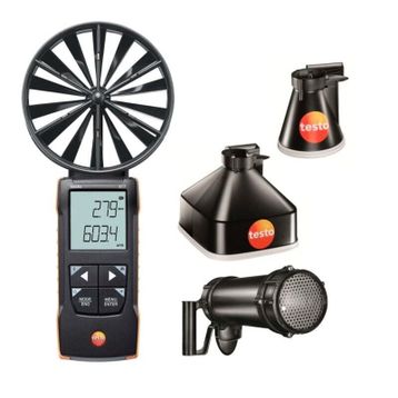 Testo 417-2 Menfez Çıkışları için Anemometre Seti