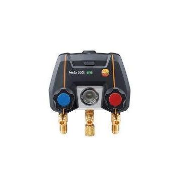 Testo 550i Uygulama Kontrollü Bluetooh ve 2 Yollu Valf Bloğuna Sahip Dijital Manifold