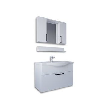 Teta Eko 80 cm Mdf Banyo Dolabi Seti