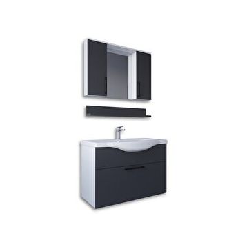 Teta Eko 80 cm Mdf Banyo Dolabi Seti
