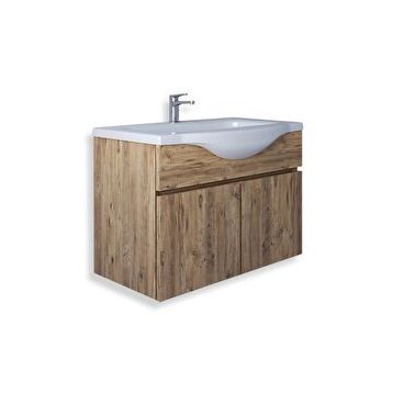 Teta Home Kahire 80 cm MDF Lavabolu Banyo Alt Dolabı