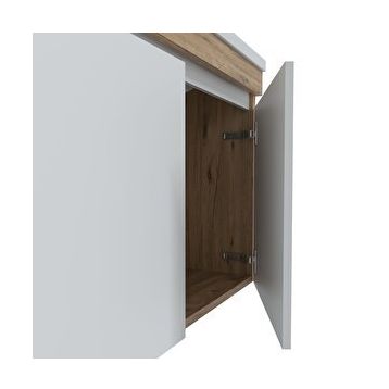 Teta Home Tokyo 65 cm Atlantik Çam Mdf Banyo Dolabı Seti + Boy Dolabı