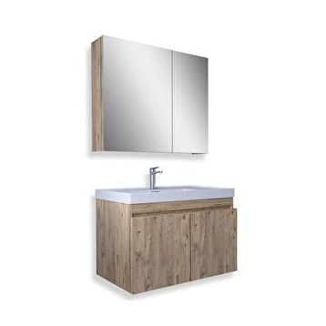 Teta Home Tokyo 65 cm Atlantik Çam MDF Banyo Dolabı Seti