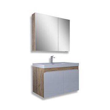 Teta Home Tokyo 65 cm Atlantik Çam MDF Banyo Dolabı Seti