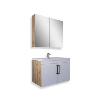 Teta Home Yalova 80 cm Mdf Banyo Dolabı Seti