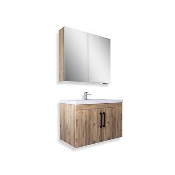Teta Yalova Atlantik Çam 65 cm Banyo Dolabı Seti