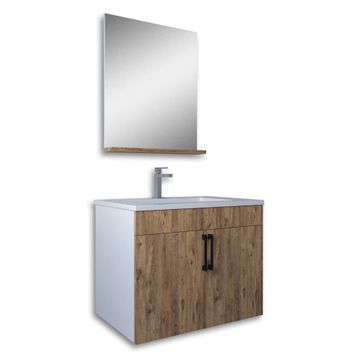 Teta Yalova Atlantik Çam 65 cm Banyo Dolabı Seti