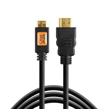 Tether Tools Tetherpro Hdmı Mini To Hdmı 3 m Siyah Kablo