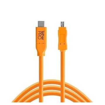 Tether Tools Tetherpro Usb-c to 2.0 Mini-b 8-pin 4.6 m Bağlantı Kablosu