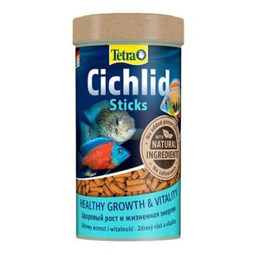 Tetra Cichlid Sticks Akvaryum Büyük 250 ml Çiklit Balığı Çubuk Yemi