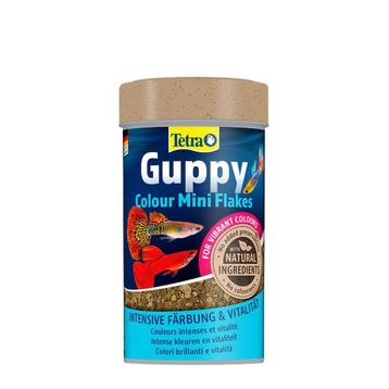 Tetra Guppy Colour Mini Flakes Lepistes Pul 100 ml Balık Yemi