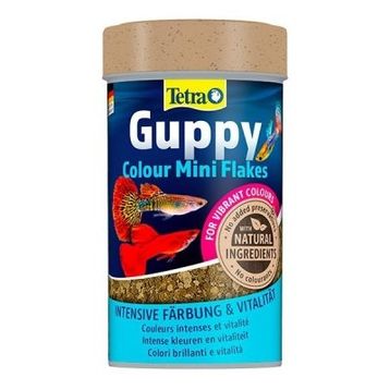 Tetra Guppy Colour Mini Flakes Lepistes Pul 100 ml Balık Yemi