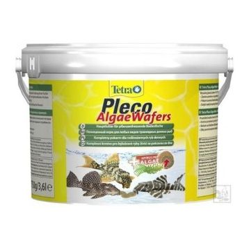 Tetra Pleco Spirulina Wafers 3600 ml Spirulina Yosunlu Otçul Dip Balığı Tablet Yemi