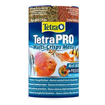 Tetra PRO Menu 4’ü 1 Arada 64 gr Tropikal Balığı Cips Yemi