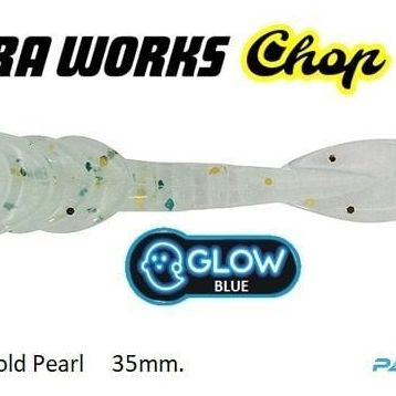 Tetra Works Chop Silikon 35 mm S510 Green Gold Pearl Suni Yem