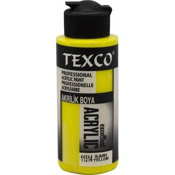 Texco 11514 Sarı 110 cc Excellent Akrilik Boya
