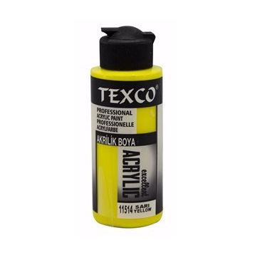 Texco 11514 Sarı 110 cc Excellent Akrilik Boya