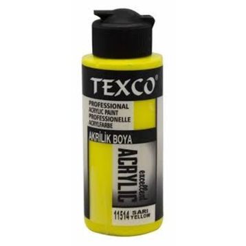 Texco 11514 Sarı 110 cc Excellent Akrilik Boya