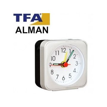 TFA 60.1019 Sessiz Çalışan Analog Çalar Saat