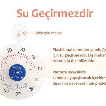 TFA Pencere Termometresi