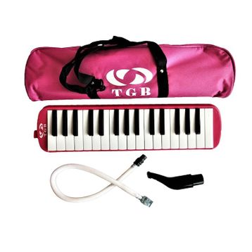 Tgb 32 Tuşlu Bez Çantalı Pembe Melodika